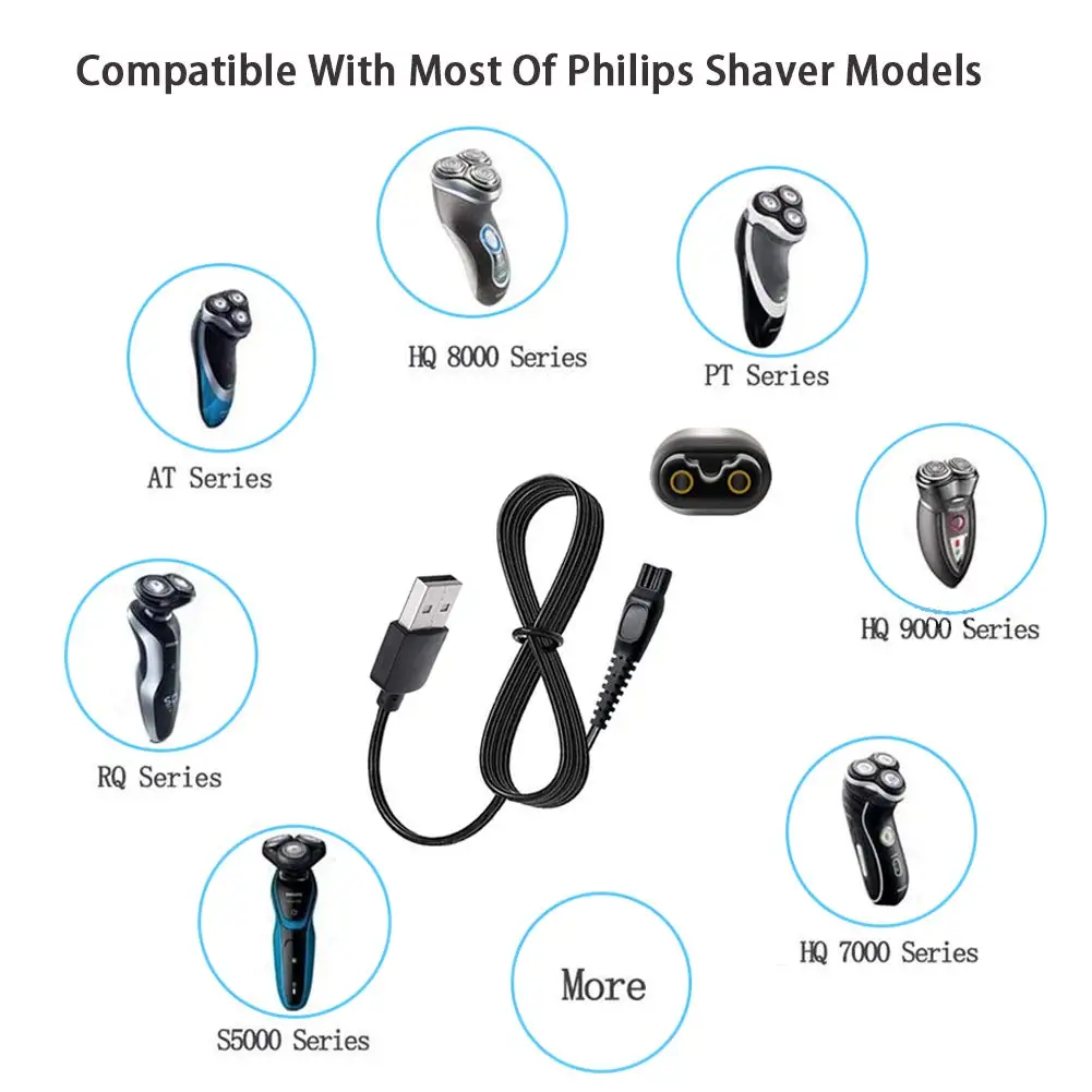Зарядное устройство USB для бритвы Philips-Norelco HQ8505 Norelco 7000 5000 3000 5 В | Бытовая техника
