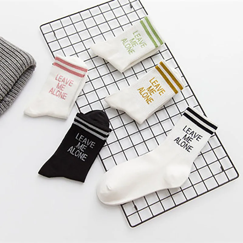 Осенне-зимние Новые товары женские носки в японском студенческом стиле с золотой