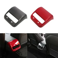multicolor selection car rear air vent outlet frame protection cover interior accessories for tesla model 3 model y 2017 2020