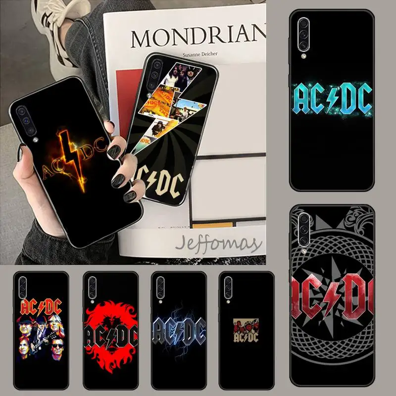 Постер музыка AC DC чехол для телефона Samsung A20 A30 30s A40 A7 2018 J2 J7 prime J4 Plus S5 Note 9 10