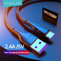 KUULAA Micro USB Cable Fast Charging Microusb Cord For Samsung Xiaomi Redmi Note Pro Android Phone cable Micro usb charger