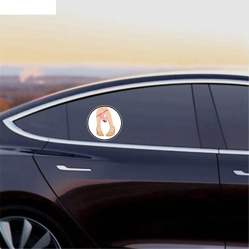 Персонализированные женские трусики капельница яркая наклейка для автомобиля -