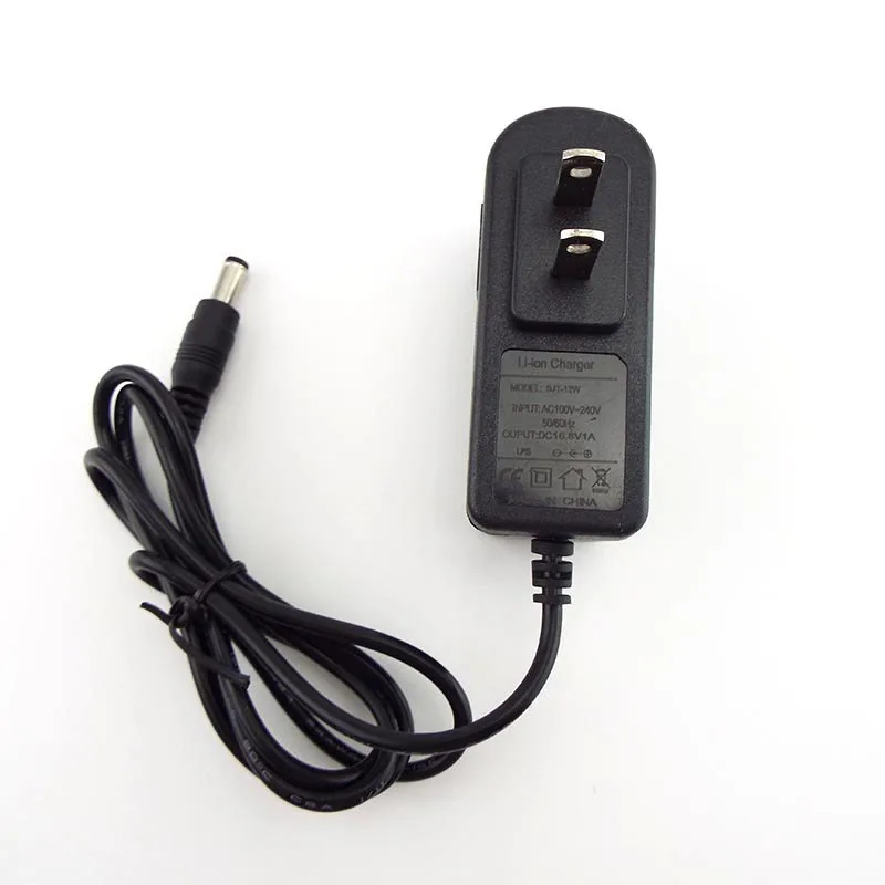 AC 100-240V DC 16 8 V 1A 18650 mA зарядное устройство адаптер питания для литиевой батареи 5