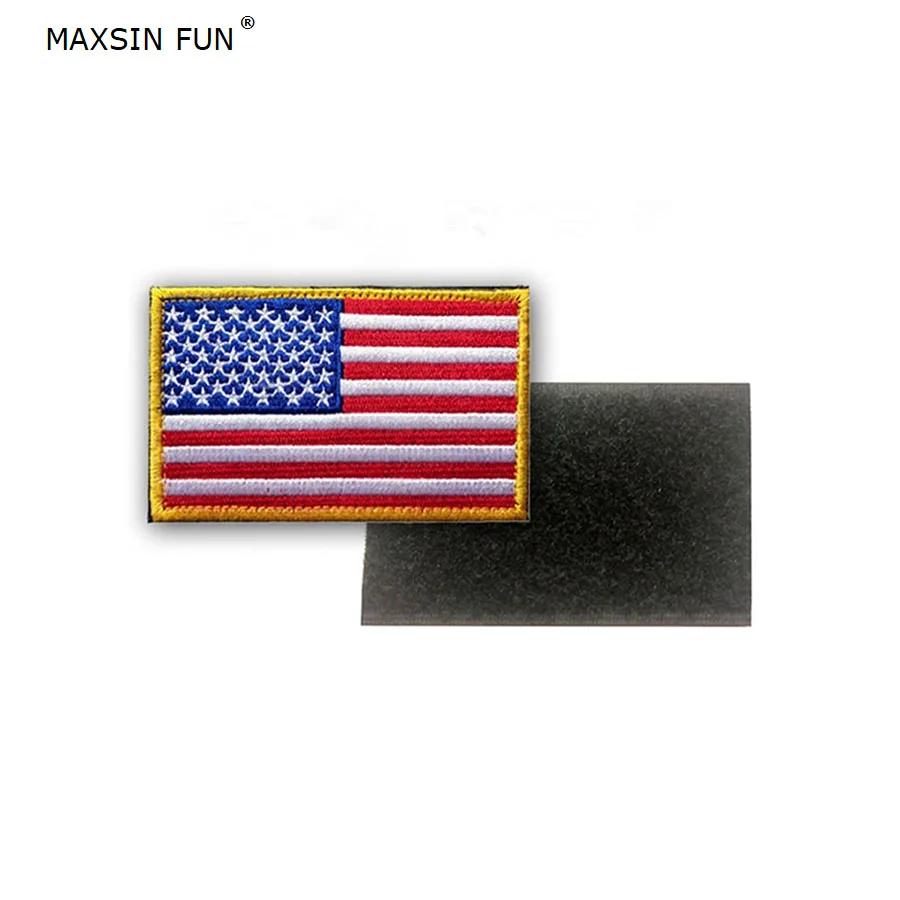 3D вышивка США Великобритания Россия Япония Израиль Германия Корея Египет флаг