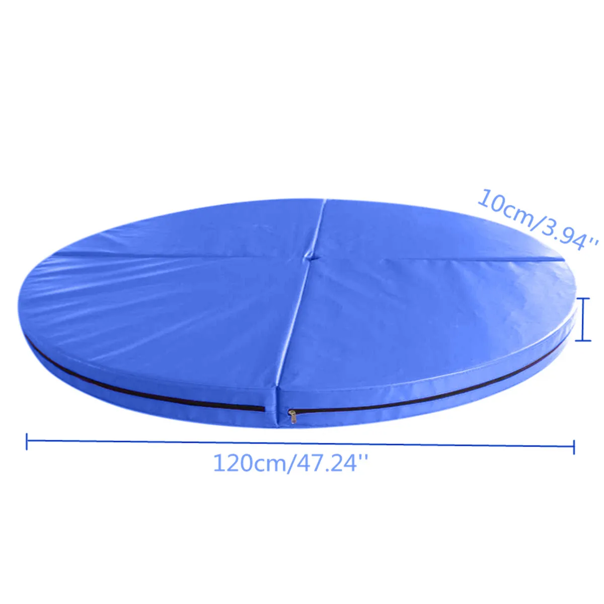 구매 접이식 폴 댄스 안전 요가 매트 120X10cm 바닥 홈 체육관 운동 피트니스 패드, 휴대용 라운드 댄스 매트 트레이닝 바디 빌딩