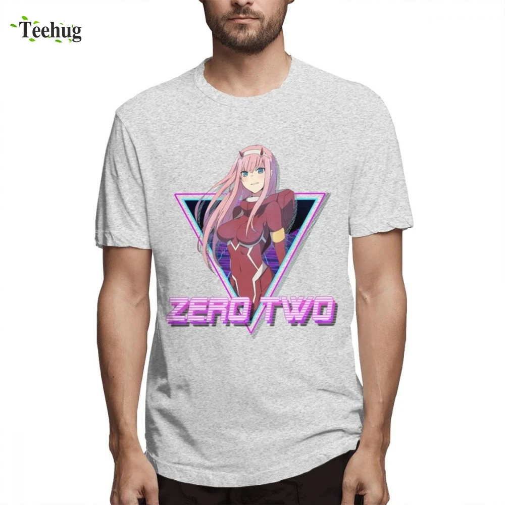 3D принт Darling в FranXX ноль два эстетику для Повседневное Топ дизайн мужчин футболка с