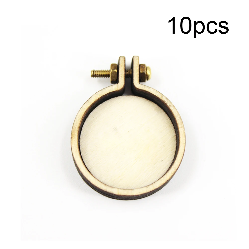 _ Креативное деревянное мини-кольцо для вышивки кольцо крестиком рамка ручной