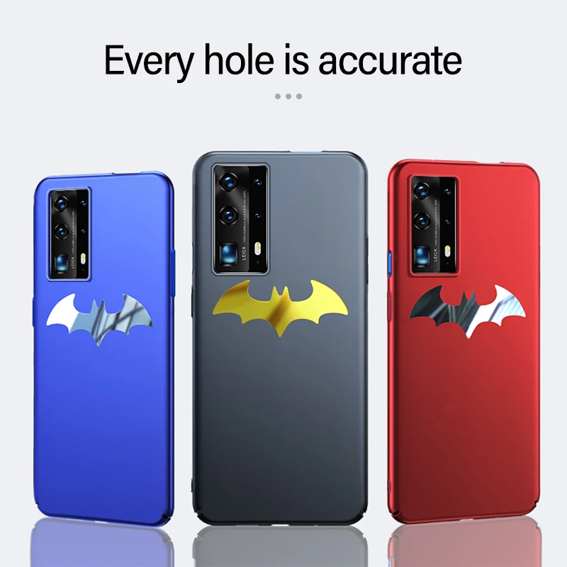 Ultra-thin Bat Matte PC Phone Case For Huawei P40 P30 P20 Lite Mate 30 20 Honor 10 Pro Magnetic Protection Cover