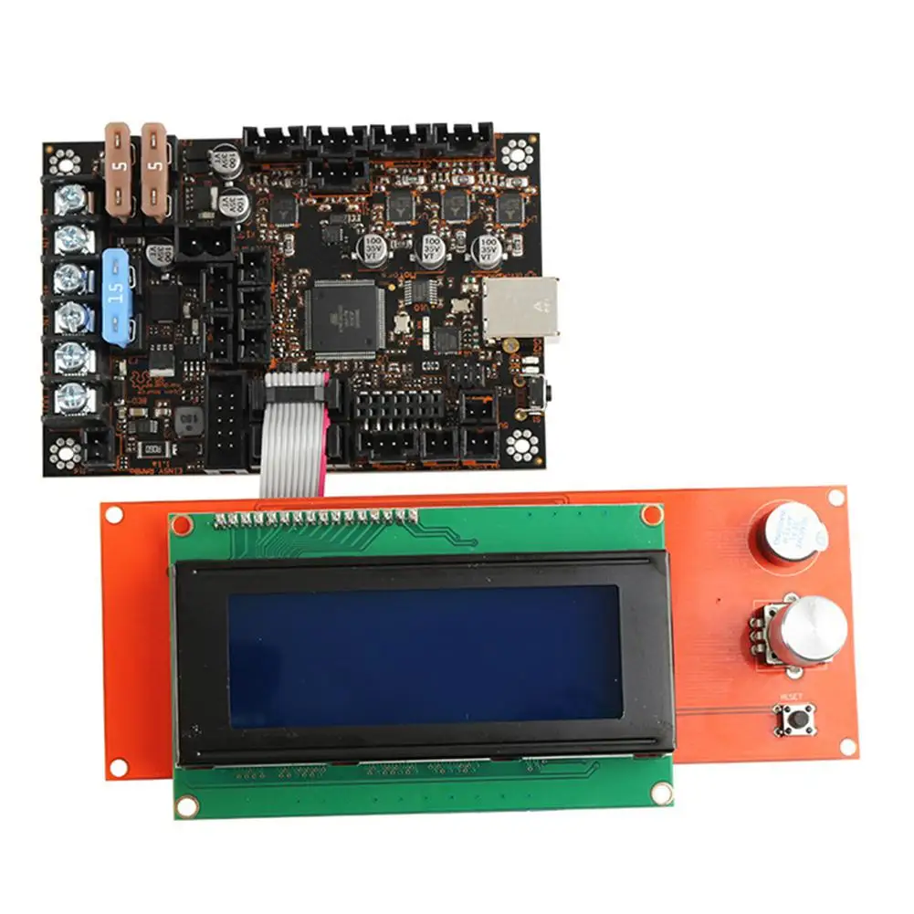 Для 3D принтера Einsy rambo1.1a материнская плата + 2004LCD Датчик накаливания PINDA V2 источник