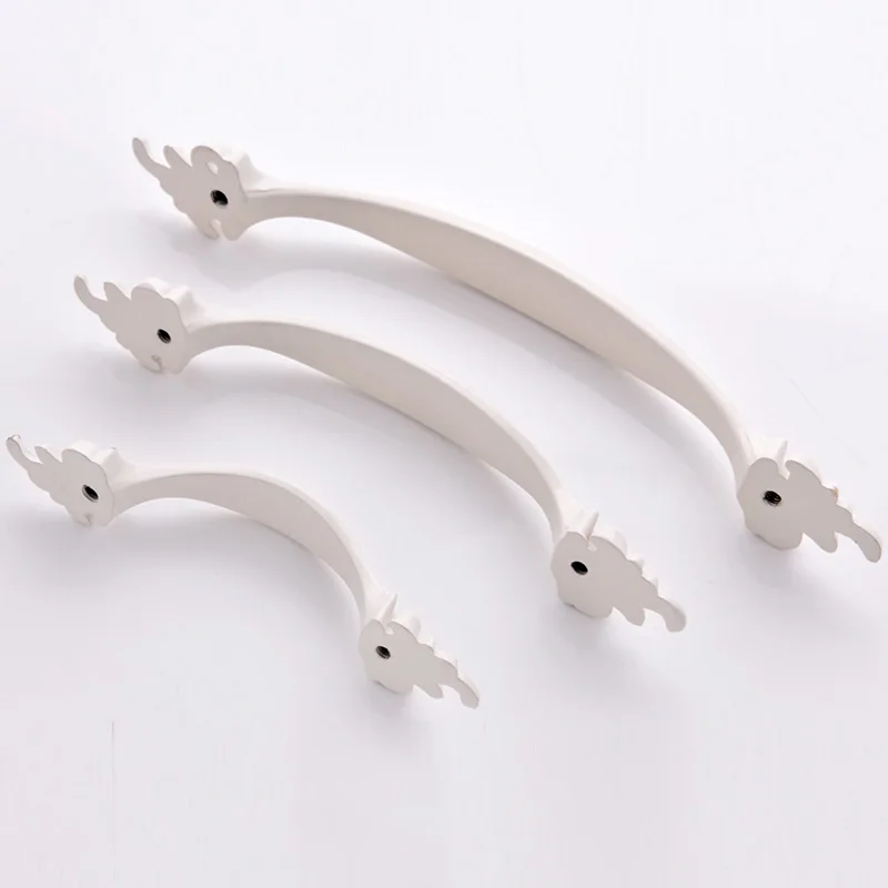 Furniture Drawer Cabinet Door Handles and Knobs Kitchen Hardware Accessories Vintage Cupboard Pulls Thickened Base White Handle|door bronze|handle