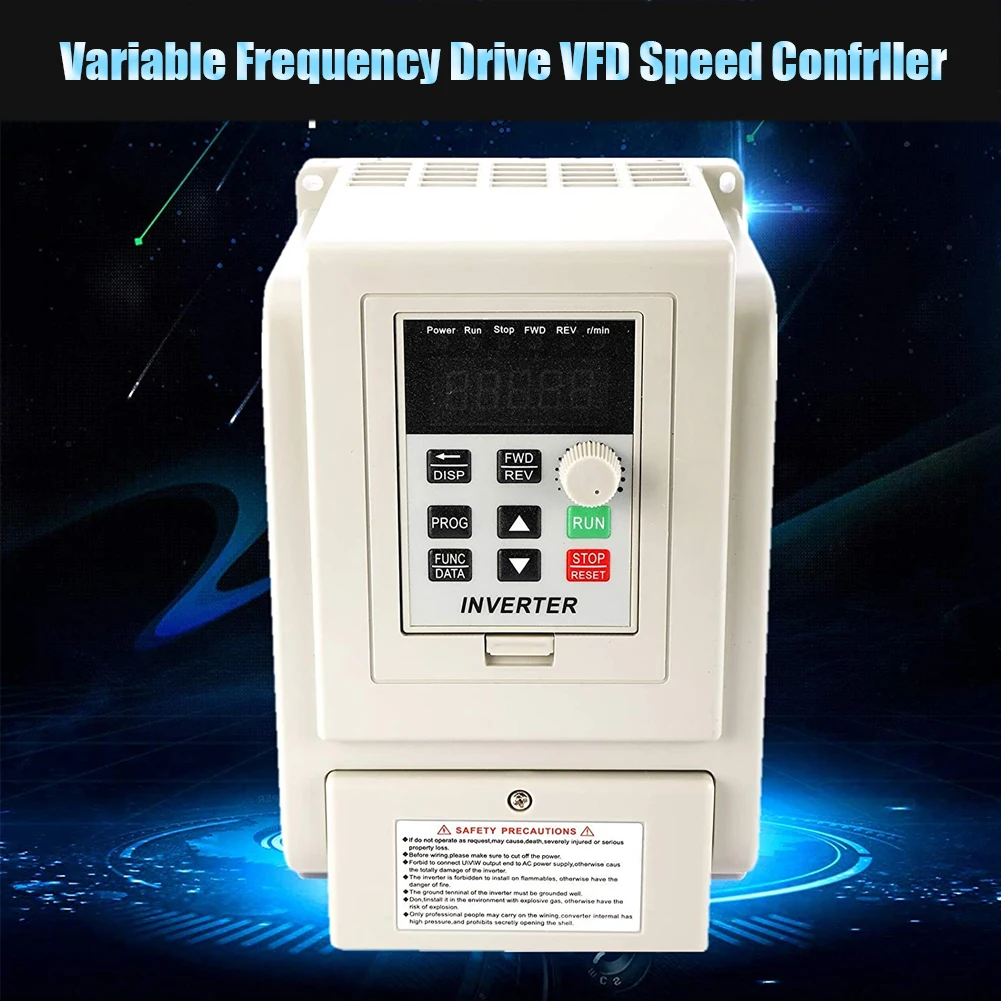 

Stability Motor Speed Regulator Variable Frequency Inverter AT1-2200X 2.2KW 220V Single Phase Input 3 Phase Output For Motor