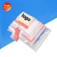 frosted self adhesive clothing bag matte sealing plastic airtight packing opp bag for panties shirt sheets cover hat towel sock