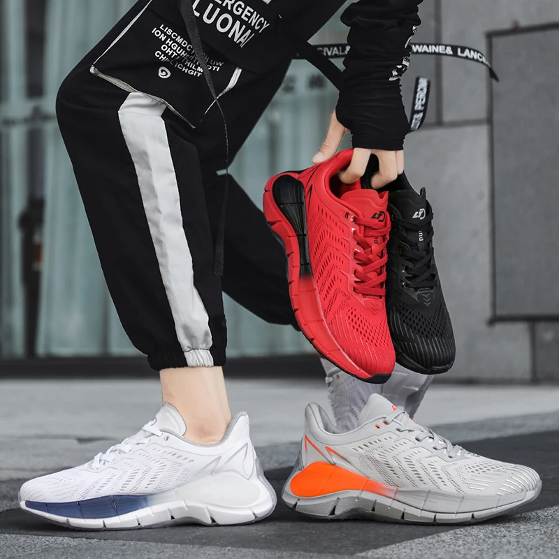 Xiaomi Professional Running Shoes Men Breathable Running Sneakers Anti Slip Walking Footwears Fashion Men Shoes Big Size 39-46