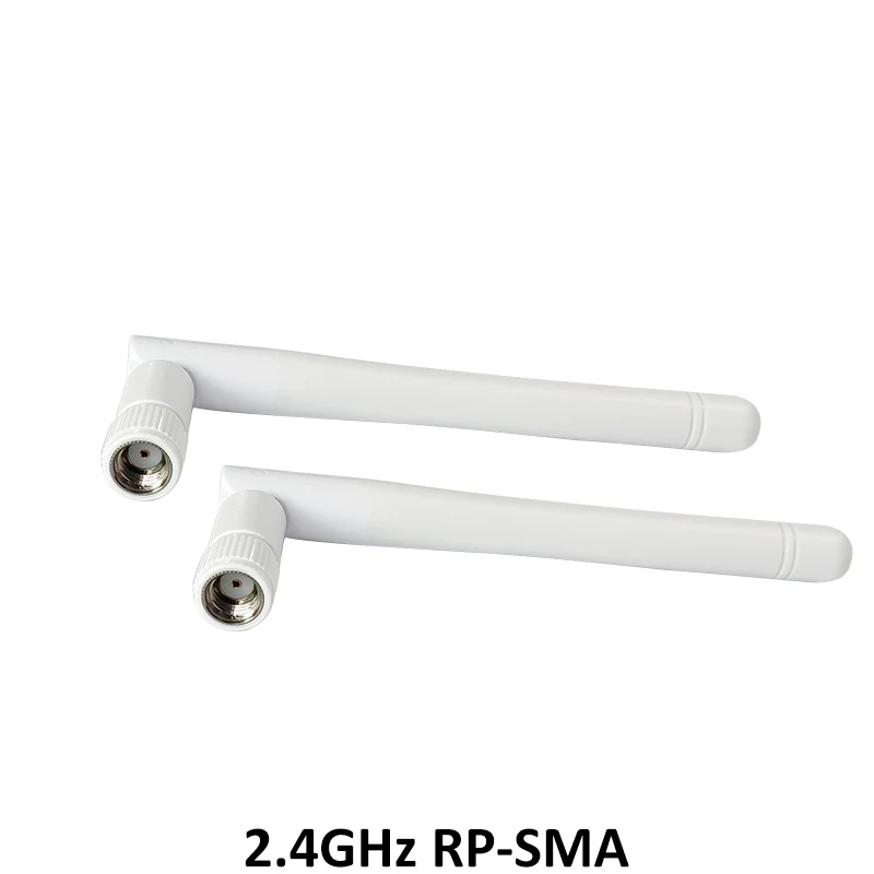 GRANDWISDOM 5pcs 2.4G antenna 3dbi sma female wlan wifi 2.4ghz antene pbx iot module router tp link signal receiver antena