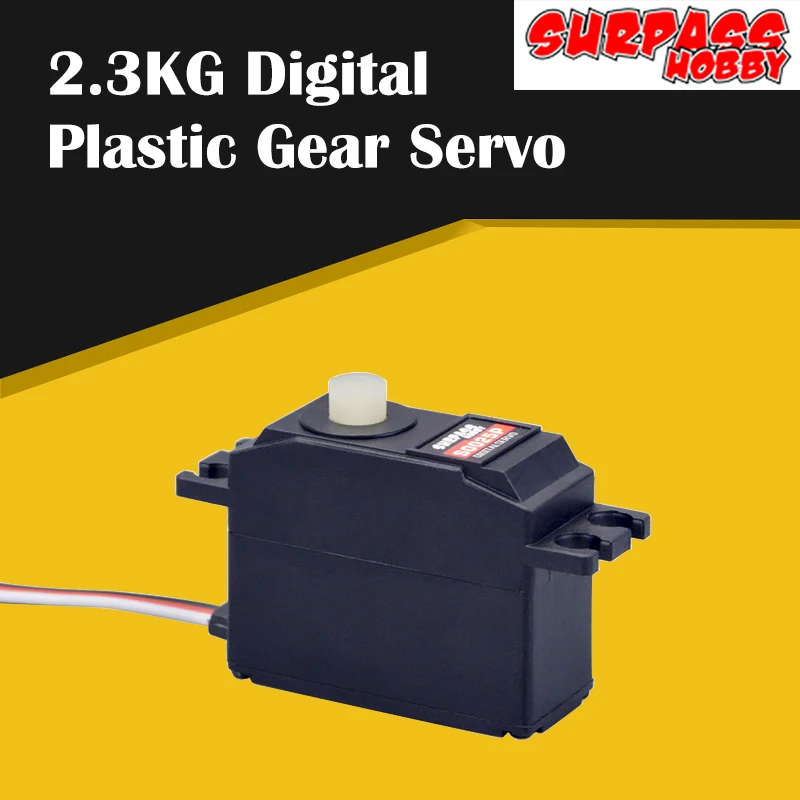 

Сервопривод SURPASS Hobby S0025P, 2,3 кг, пластиковая шестерня, цифровой сервопривод для радиоуправляемого самолета, робота 1/12, монстра, автомобиля, ло...