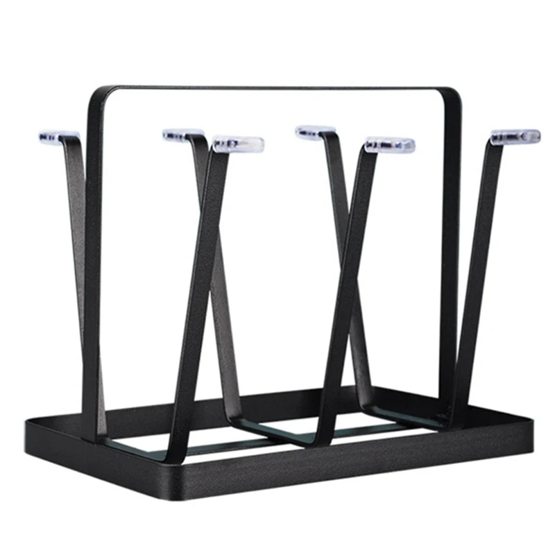 Подставка для сушки стаканов стойка пивных очков металлическая подставка с 6