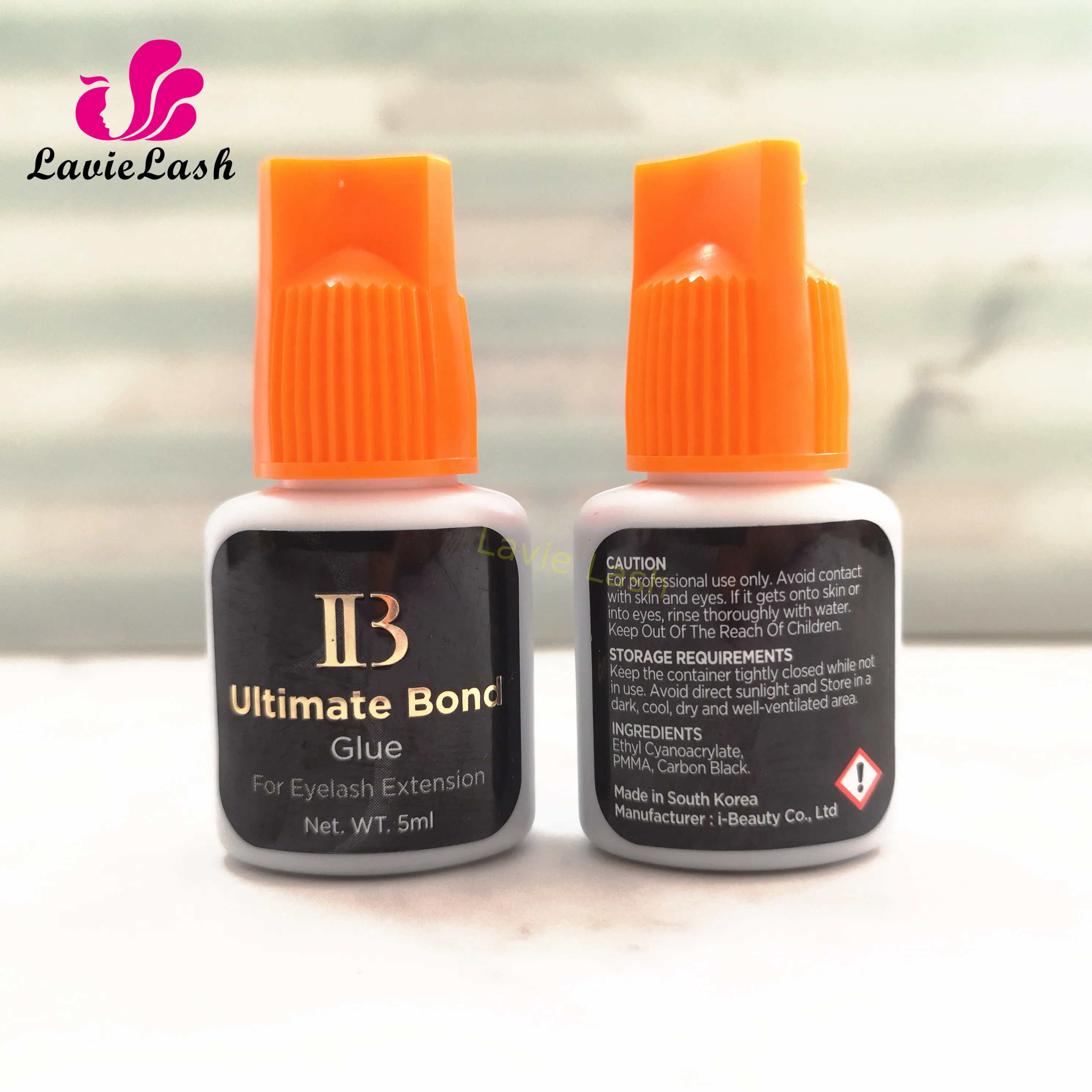 Ibeauty 50 бутылок/партия IB Ultimate bond клей для наращивания ресниц оранжевый колпачок 5