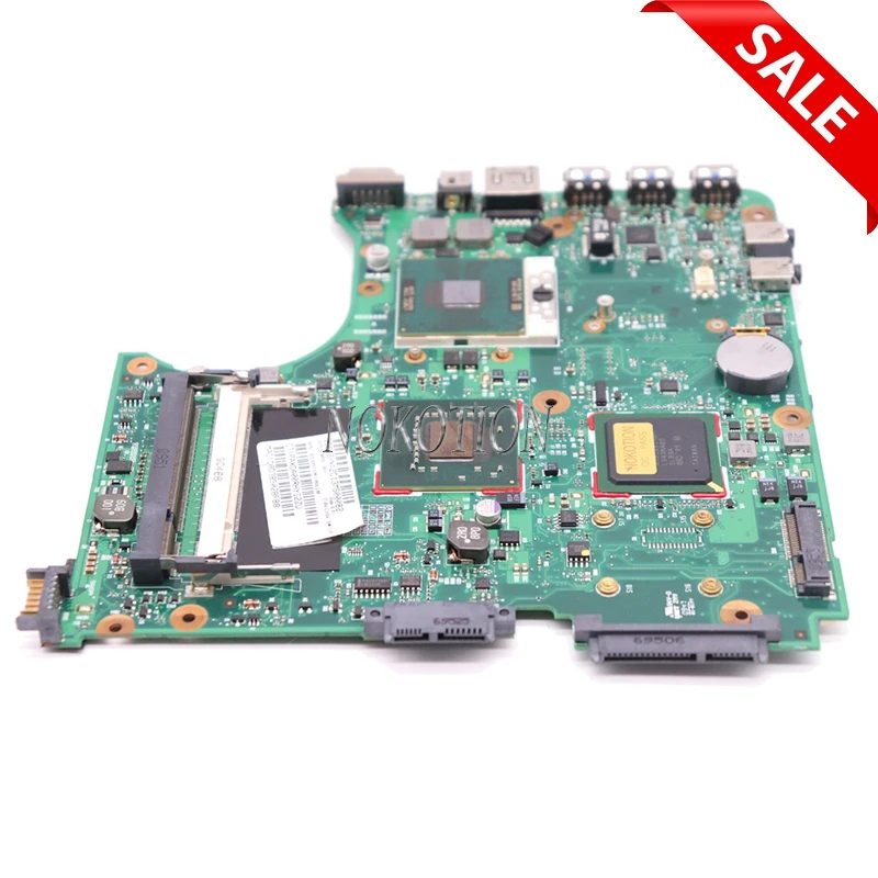 Материнская плата NOKOTION 538409-001 для ноутбука HP Compaq 510 610 GM965 DDR2 Бесплатный ЦП |