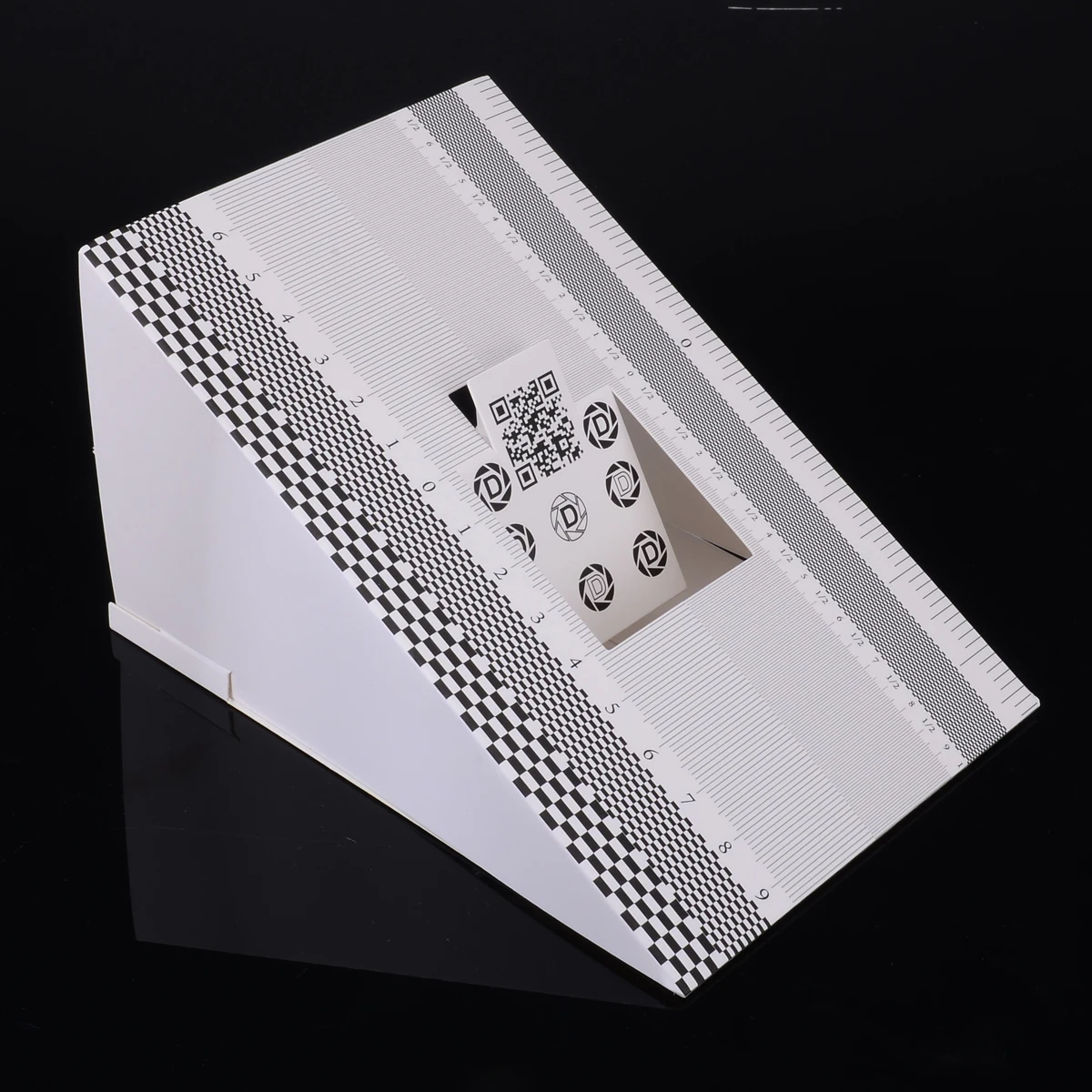 

For Photo Studio 1PC Calibration Alignment Ruler Chart Folding Card Lens Focus AF Micro Adjustment Calibration Ruler POHIKS