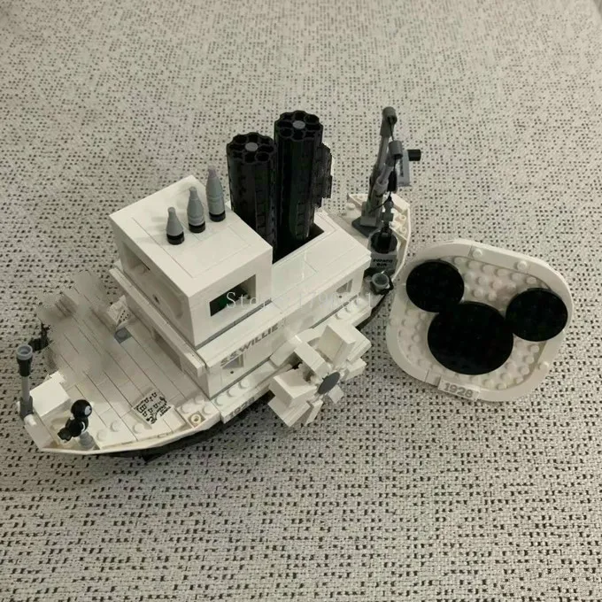 21317 новые идеи Steamboat Willie Movie Fit фигурки строительные блоки кирпичи игрушки для