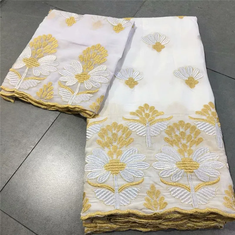 

5 Y Swiss lace fabric 2021 heavy beaded embroidery African lace fabrics cotton fabric Swiss voile Dry lace in Switzerland 2L0302
