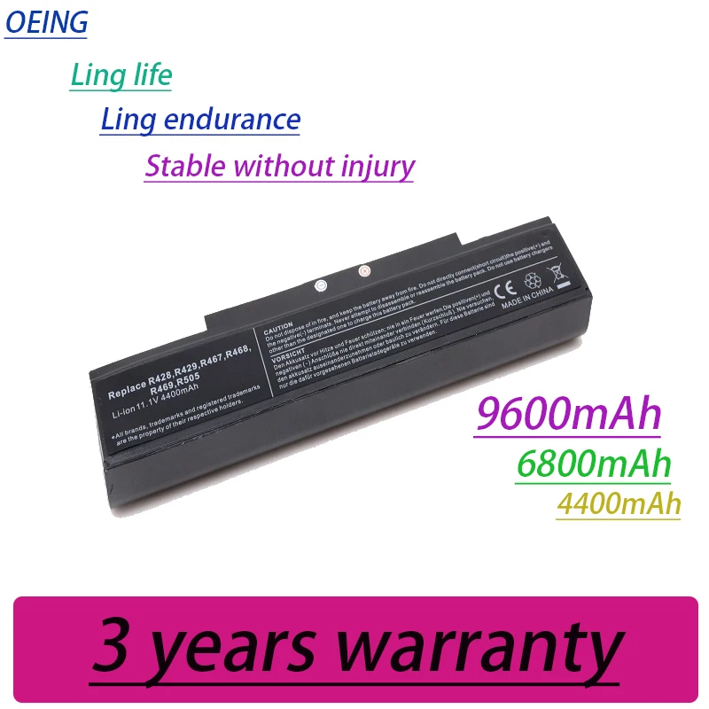 

New 9600mAh Laptop Battery for Samsung AA-PB9NS6B aa PL9NC6B 355V5C AA-PB9NC6B PB9NC5B pb9nc6b np300v5a NP550P7C R428 R460 R580