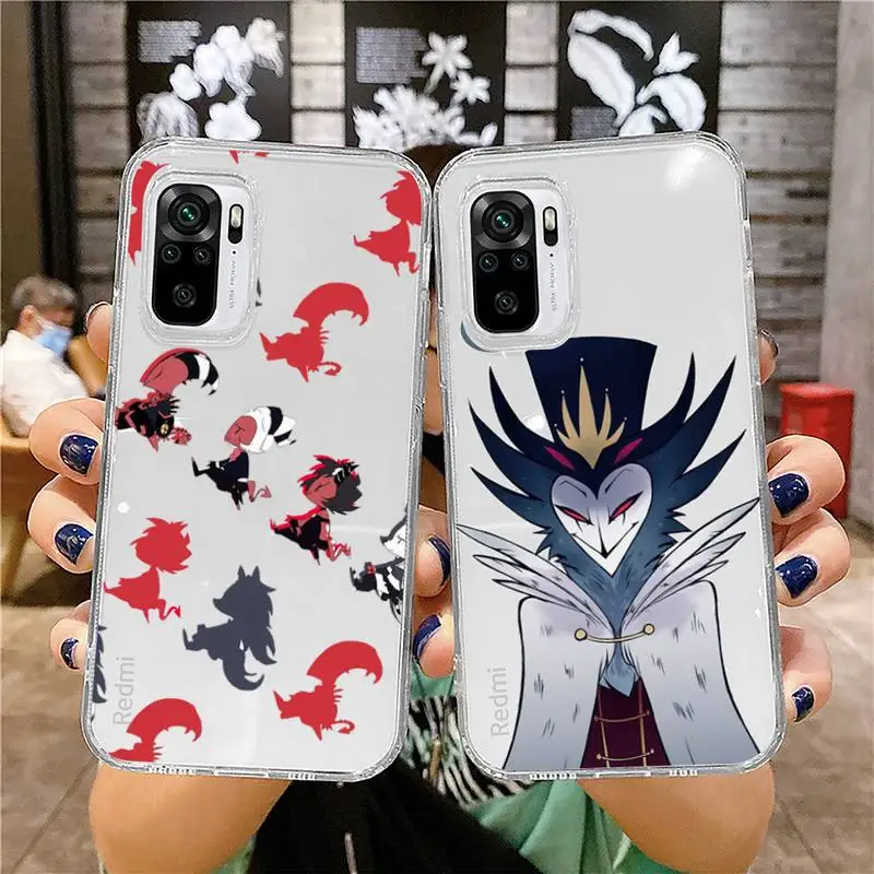

Helluva Boss Phone Case Transparent for Xiaomi mi 10T 11 Redmi note 7 8 9 9S 10 9A 9T pro