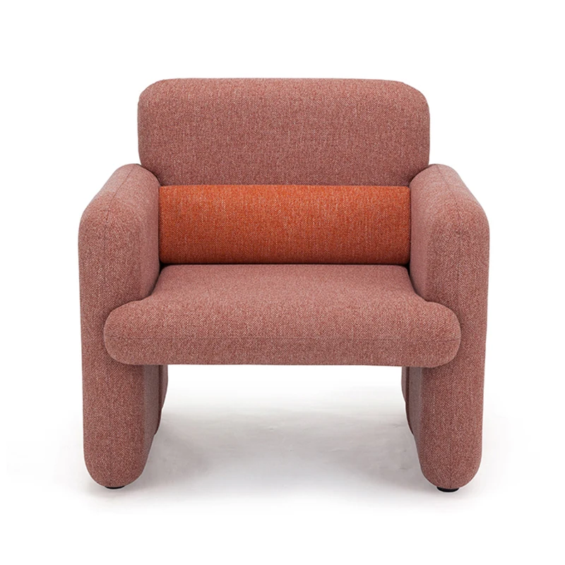 

Кресло с удобной тканевой подушкой, классическое кресло для отдыха, домашняя мебель, односпальный диван