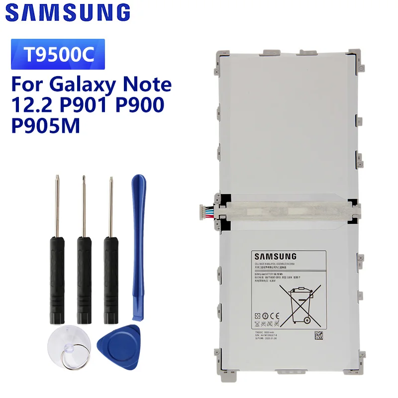 Оригинальный аккумулятор для планшета SAMSUNG T9500E T9500C Samsung Galaxy Note 12 2 P900 Φ P901 P905 T9500U