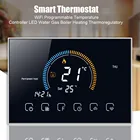 Умный термостат, программируемый Wi-Fi регулятор температуры, ЖК-дисплей 4,8 дюйма, терморегулятор нагрева газового котла с сенсорным экраном