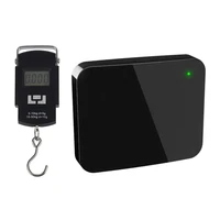 1 pcs 50kg 0 02lb digital lcd luggage weight weighing scale 1 pcs bluetooth 5 0 music receiver 30 pin audio adapter