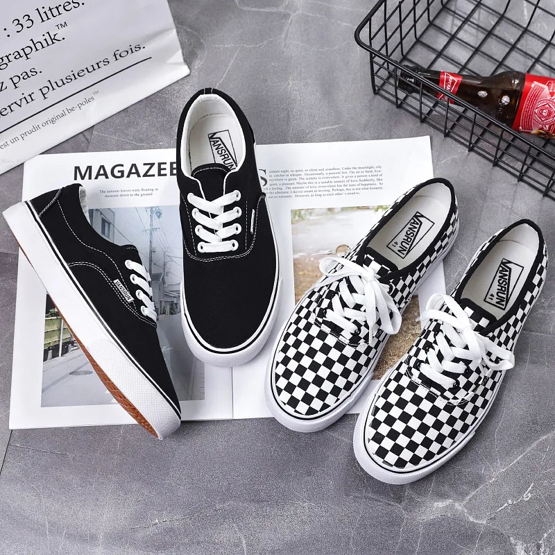 Парусиновая обувь Мужская и Женская Осенняя корейские пары Студенческая простая