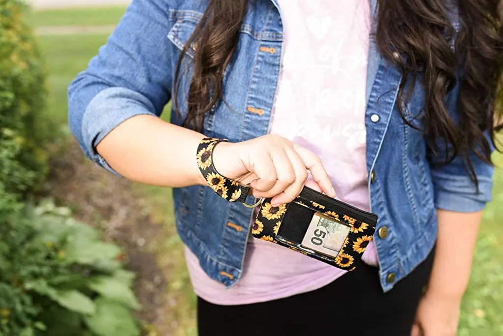 Браслет Брелок с кошельком для женщин Модный Леопардовый кисточками браслет на