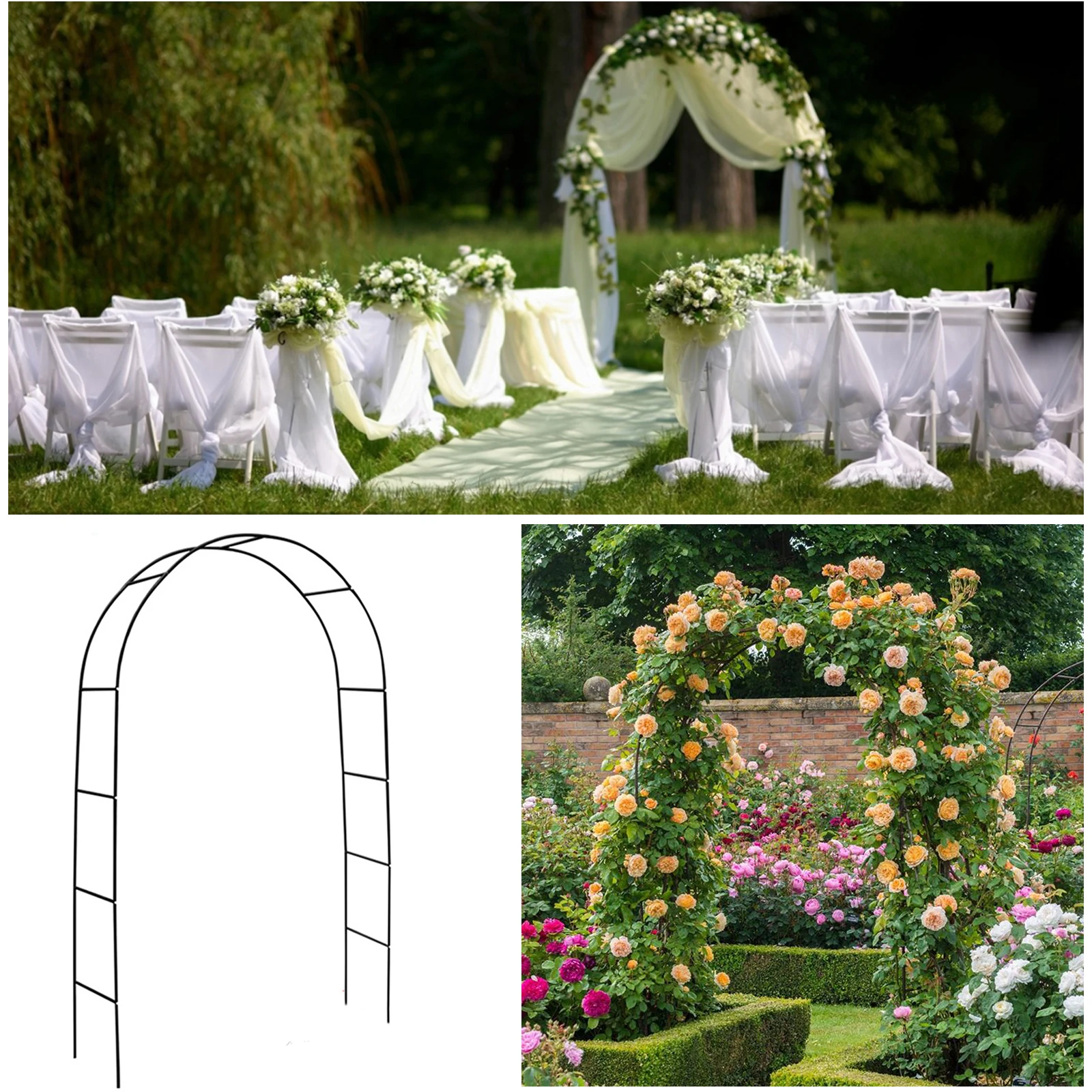 

Wedding Arch Lightweight Arch Flower Stand For Wedding Birthday Party Decoration Garden Decoration Home Decr