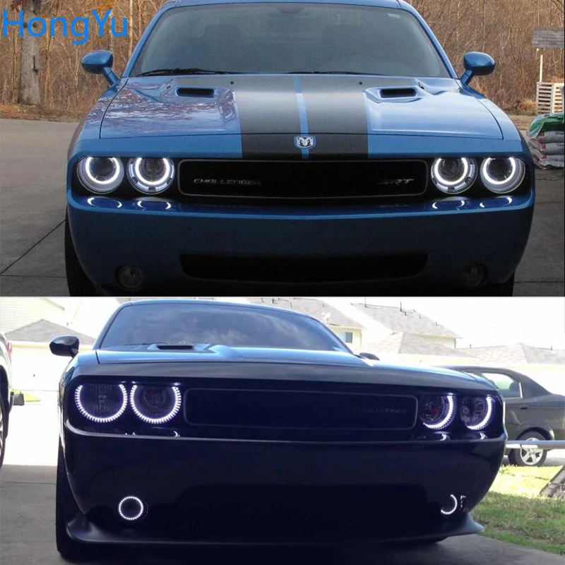 Для Dodge Challenger 2008 2009 2010 2011 2012 2013 2014 Smd комплект светодиодов глаза ангела отлично