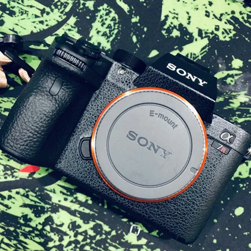 Stripe Black Премиум камера обёрточная Бумага Обложка протектор носить чехол для sony A9 A7R3 A7M3 - Цвет: Stripe Black