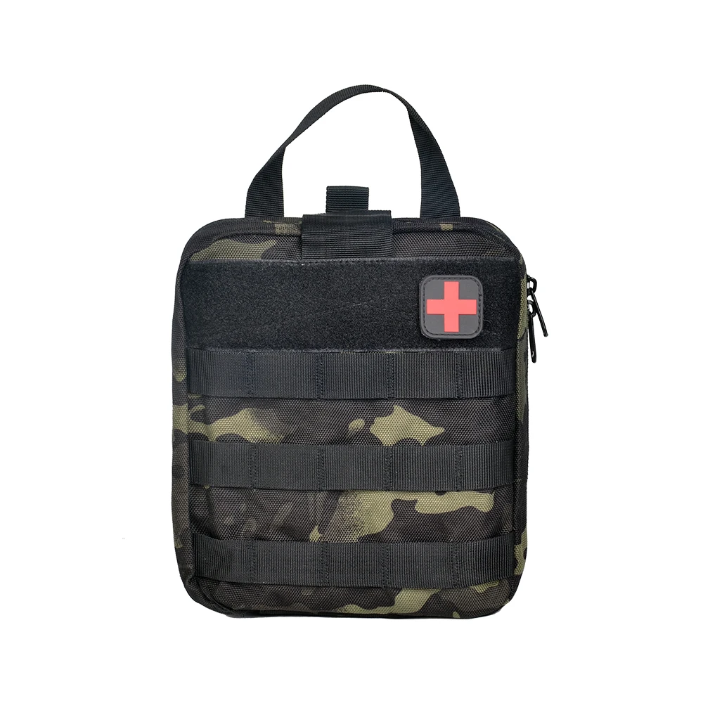 

Tactical First Aid Pouch Emergency Medical Bag Outdoor Survival Kits Molle IFAK Airsoft Hunting Accessories PU Coated Nylon