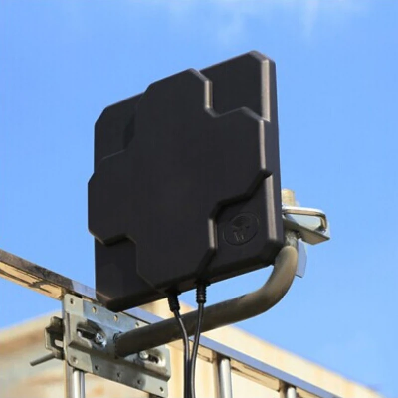 Наружная антенна MIMO 2x22 дБи 4G LTE двойная поляризационная панель направленная