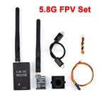 Мини-передатчик FPV 5,8G TS5823S TS5823 200 мВт 40 каналов + ресивер UVC Video Downlink OTG VR + 700TVL 2,8 мм PAL Камера для RC Quad