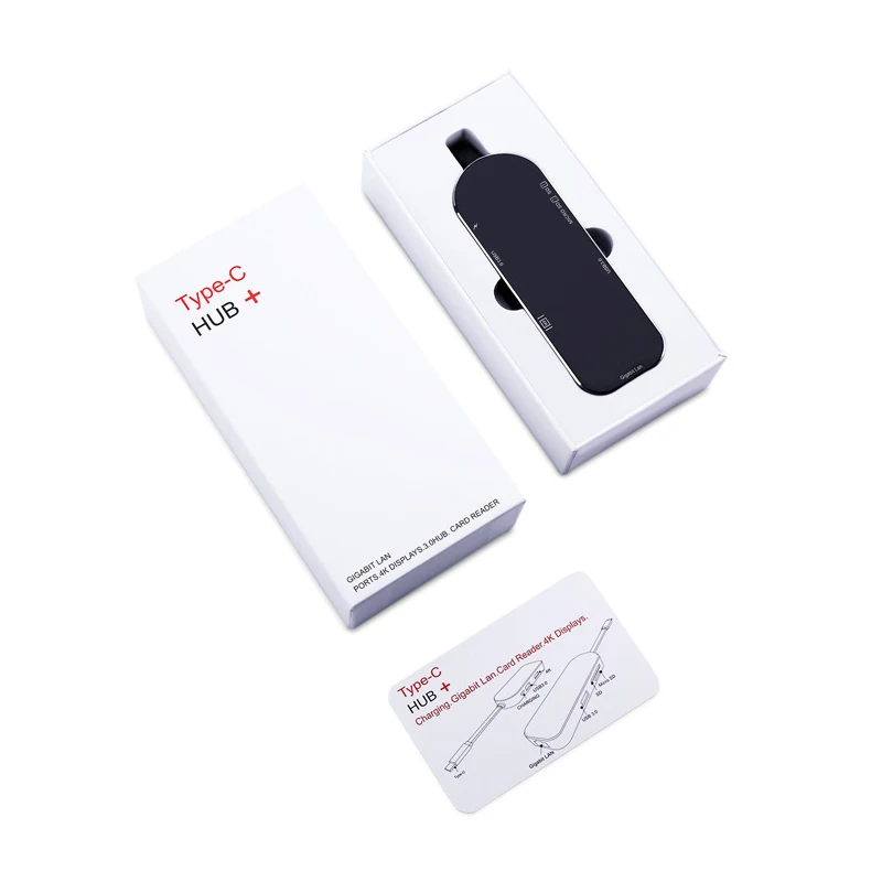 7 в 1 конвертер type C USB C концентратор к HDMI 4K адаптер 10/100/1000 м RJ45 порт USB C разветвитель док-станция для ноутбука MacBook USB-C концентратор