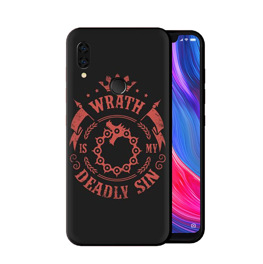 B2 EWAU семь смертных грехов силиконовый чехол для телефона для Xiaomi Redmi Note 4 4X5, 6, 7, 8 Pro 5A премьер-8 T - Цвет: B2