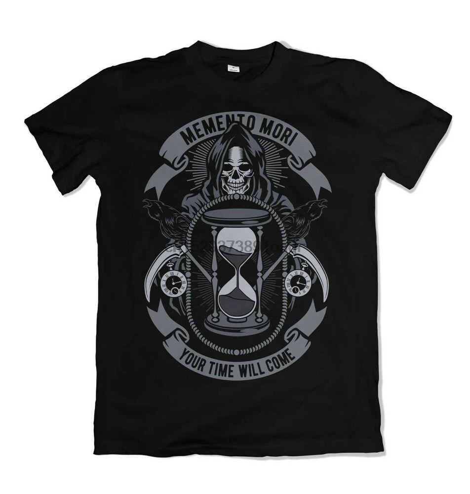 

Memento Mori t shirt death time S-3XL