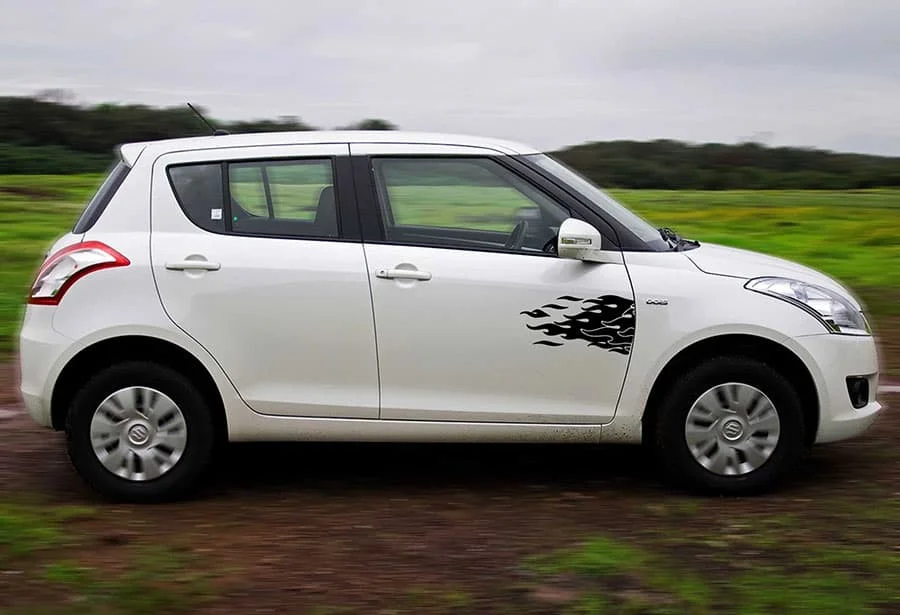 38*20 см пламенный быстрая узор наклейки на автомобиль Графика с рисунками арт