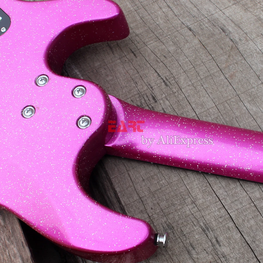 Eart фабрика custom shop Новинка JP60L металлическая фиолетовая 6 струнная электрогитара