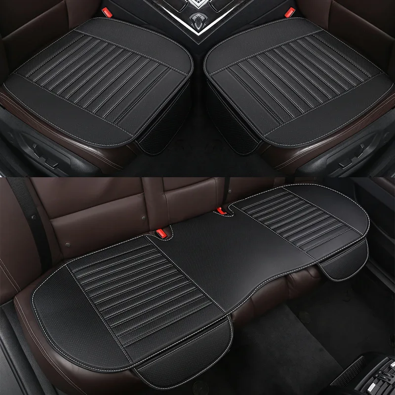 

Leather Car Seat Cover For Hummer H1 H2 H3 Car Chair Pad Mat Seat Cushion Protector Anti-Slip Auto Accessories Four Seasons