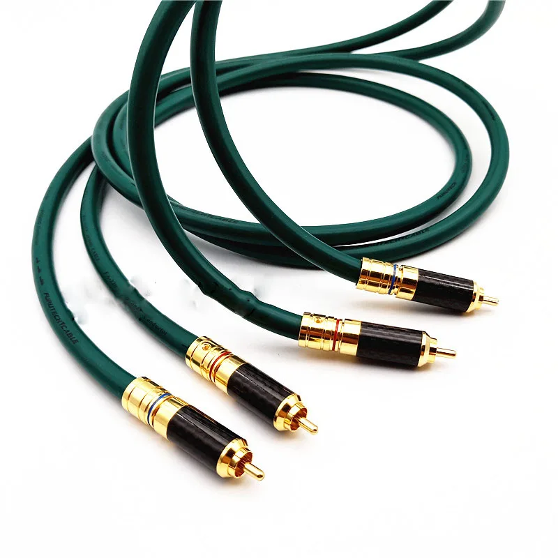 Hifi Furutech Alpha series FA-220 OCC rca audio cable Amplifier CD DVD player Speaker Gold-plated RCA interconnect | Электроника
