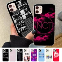 kpop nct 127 phone case for iphone 11 12 13 mini pro xs max 8 7 6 6s plus x 5s se 2020 xr case