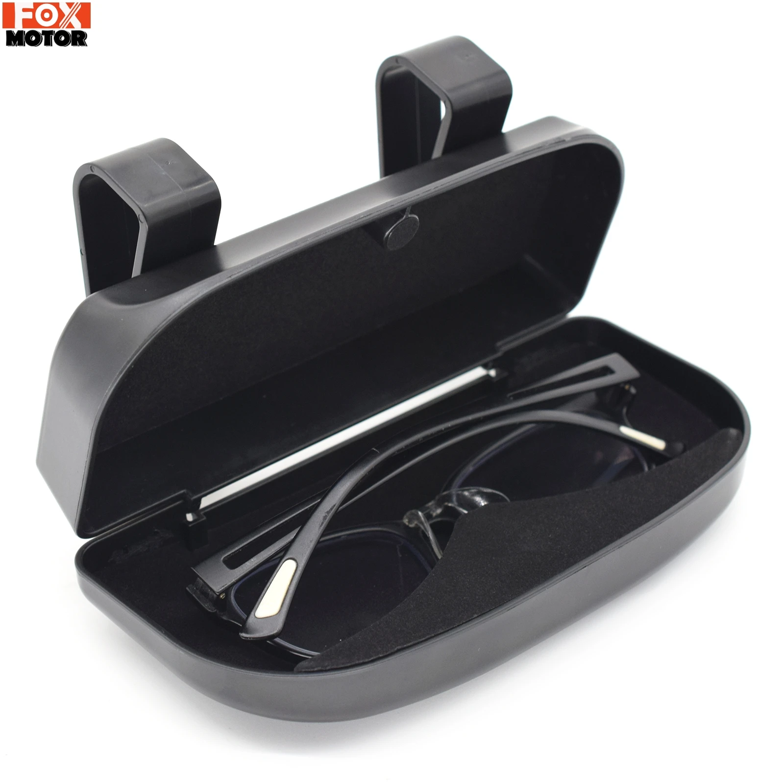 

Glasses Holder Magnetic Car Sun Visor Glasses Case Organizer Storage Box Holder Sunshade Car Holder Card Ticket Organizer