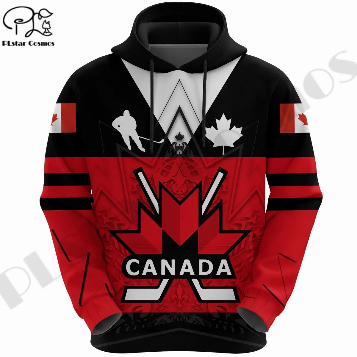PLstar Cosmos 3Dprinted Newest Canada Hockey Maple Leaf Cham