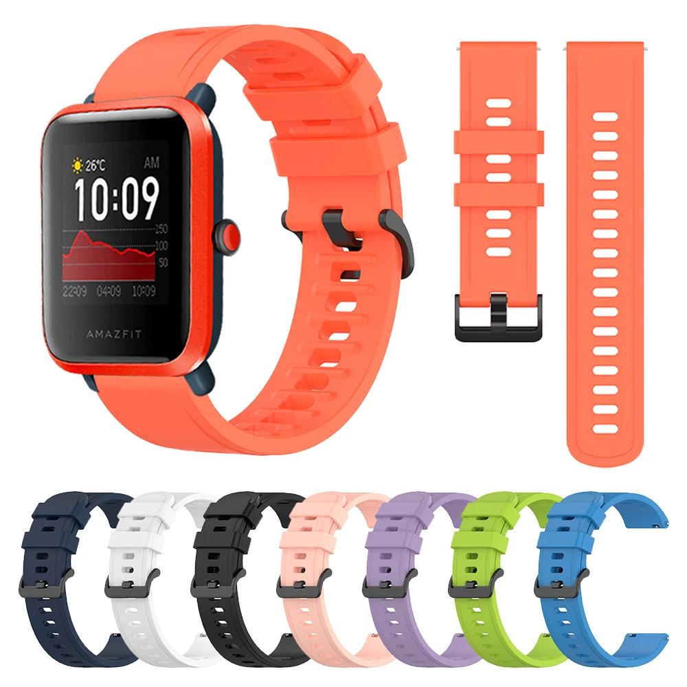 Ремешок силиконовый для Amazfit Bip S сменный Браслет Huami GTS lite|Ремешки часов| |